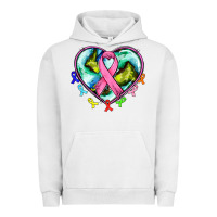 Pigment Lunar Rock heart earth and cancer ribbon Urban Hoodie - AdoDesignShop