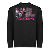 Black Nail hustler Heavyweight Sweatshirt - SublimationCraftShop