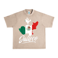 French Oak Mexico Jalisco Mexican Flag Gift Urban Heavy Tee - trangStudio