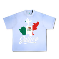 Grape Ice Mexico Jalisco Mexican Flag Gift Urban Heavy Tee - trangStudio