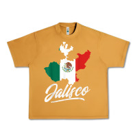 Peanut Butter Mexico Jalisco Mexican Flag Gift Urban Heavy Tee - trangStudio