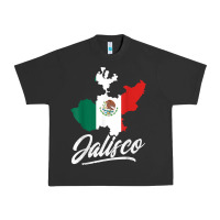Pigment Black Mexico Jalisco Mexican Flag Gift Urban Heavy Tee - trangStudio