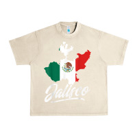 Sandshell Mexico Jalisco Mexican Flag Gift Urban Heavy Tee - trangStudio