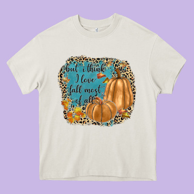 But I Think I Love Fall Most Of All Heavy Core Tee Designed By Jahusdesignshop