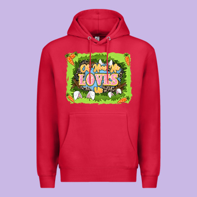 Oh How He Loves Us Easter Day Premium Hoodie Designed By Lillyallendesigns