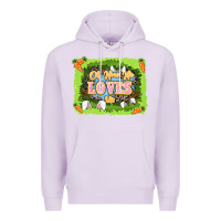 Lilac Oh how he loves us Easter Day Premium Hoodie - LillyAllenDesigns