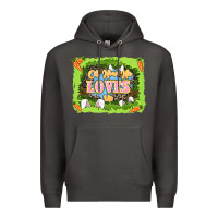 Smoke Oh how he loves us Easter Day Premium Hoodie - LillyAllenDesigns