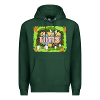 Sports Green Oh how he loves us Easter Day Premium Hoodie - LillyAllenDesigns