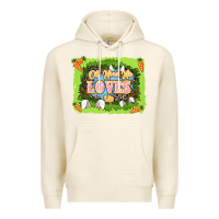 Tofu Oh how he loves us Easter Day Premium Hoodie - LillyAllenDesigns