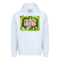 White Oh how he loves us Easter Day Premium Hoodie - LillyAllenDesigns