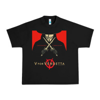 Black V For Vendetta Freedom Forever Urban Heavy Tee - trangStudio