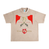 French Oak V For Vendetta Freedom Forever Urban Heavy Tee - trangStudio