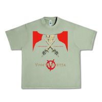 Oil Green V For Vendetta Freedom Forever Urban Heavy Tee - trangStudio