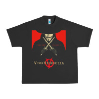 Pigment Black V For Vendetta Freedom Forever Urban Heavy Tee - trangStudio