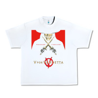 White V For Vendetta Freedom Forever Urban Heavy Tee - trangStudio