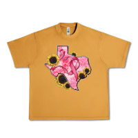 Peanut Butter texas map breast cancer Urban Heavy Tee - CowGirlArtShop