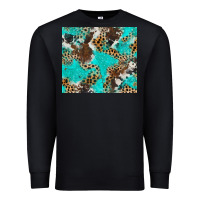 Black cheetah cowhide tumbler Premium Sweatshirt - BarkalooDesign