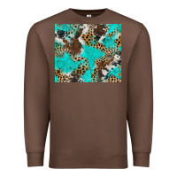 Chestnut cheetah cowhide tumbler Premium Sweatshirt - BarkalooDesign