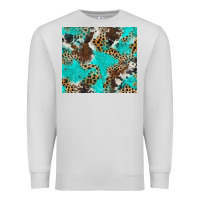 Dove Grey cheetah cowhide tumbler Premium Sweatshirt - BarkalooDesign