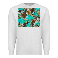 Oatmeal Heather cheetah cowhide tumbler Premium Sweatshirt - BarkalooDesign