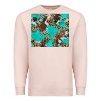 Pale Pink cheetah cowhide tumbler Premium Sweatshirt - BarkalooDesign