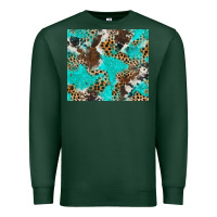 Sports Green cheetah cowhide tumbler Premium Sweatshirt - BarkalooDesign