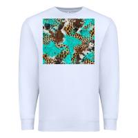White cheetah cowhide tumbler Premium Sweatshirt - BarkalooDesign