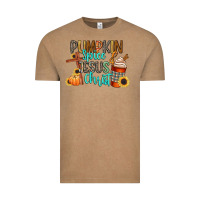 Pumpkin Spice And Jesus Christ Vintage Tee | Teevron
