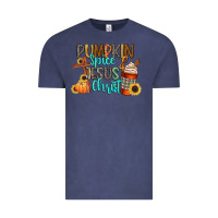 Vintage Denim pumpkin spice and jesus christ Vintage Tee - CowGirlArtShop