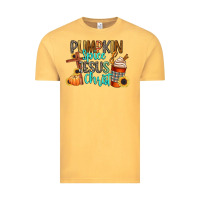 Vintage Mustard pumpkin spice and jesus christ Vintage Tee - CowGirlArtShop