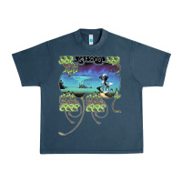 Midnight Navy Yes Yessongs Urban Heavy Tee - trangStudio