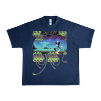Navy Yes Yessongs Urban Heavy Tee - trangStudio