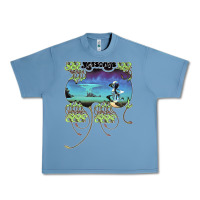 Pebble Blue Yes Yessongs Urban Heavy Tee - trangStudio
