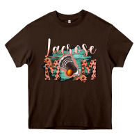 Chocolate Brown Lacrose Mom Heavy Core Tee - Bettercallsaul