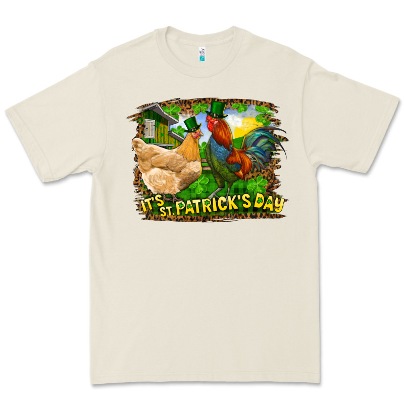 It's St. Patrick's Day Rooster And Chicken Premium Tee by RanaPortraitStore | Teevron