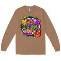 Toasted Coconut let the good times roll olivia Long Sleeve Tee - OliviaCreatesArt
