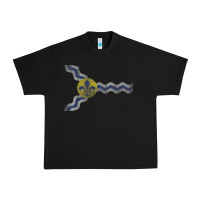 Black St Louis Missouri Flag Vintage Faded Home Family Urban Heavy Tee - trangStudio