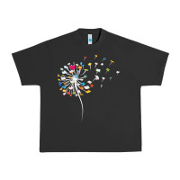 Pigment Black Womens Funny Dandelion Books Gift For Reading Lover Women Girls V-Neck Urban Heavy Tee - trangStudio