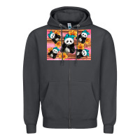 Smoke Baby panda flowers Zipper Hoodie - Artiststas