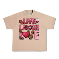 Burro Live laugh love Valentine's Day Urban Heavy Tee - HowdyJamesFarm