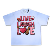 Grape Ice Live laugh love Valentine's Day Urban Heavy Tee - HowdyJamesFarm
