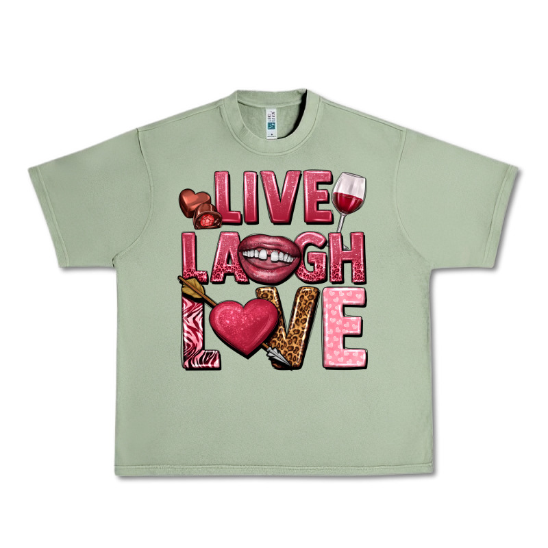 Live Laugh Love Valentine's Day Urban Heavy Tee by HowdyJamesFarm | Teevron