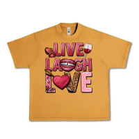 Peanut Butter Live laugh love Valentine's Day Urban Heavy Tee - HowdyJamesFarm