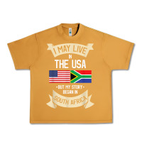 Peanut Butter South Africa American Flag USA South African Roots Gifts Urban Heavy Tee - trangStudio