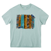 Arona Aztec Leopard Glitter Brushstrokes Heavy Core Tee - Bettercallsaul
