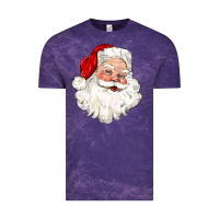 Cloud Purple santa claus Vintage Tee - CowGirlArtShop