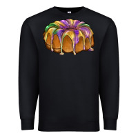 Black king cake Premium Sweatshirt - BarkalooDesign