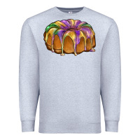 Heather Grey king cake Premium Sweatshirt - BarkalooDesign