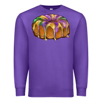 Purple king cake Premium Sweatshirt - BarkalooDesign