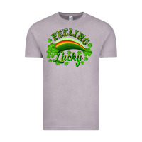 Vintage Zinc Feeling lucky with rainbow Vintage Tee - RanaPortraitStore